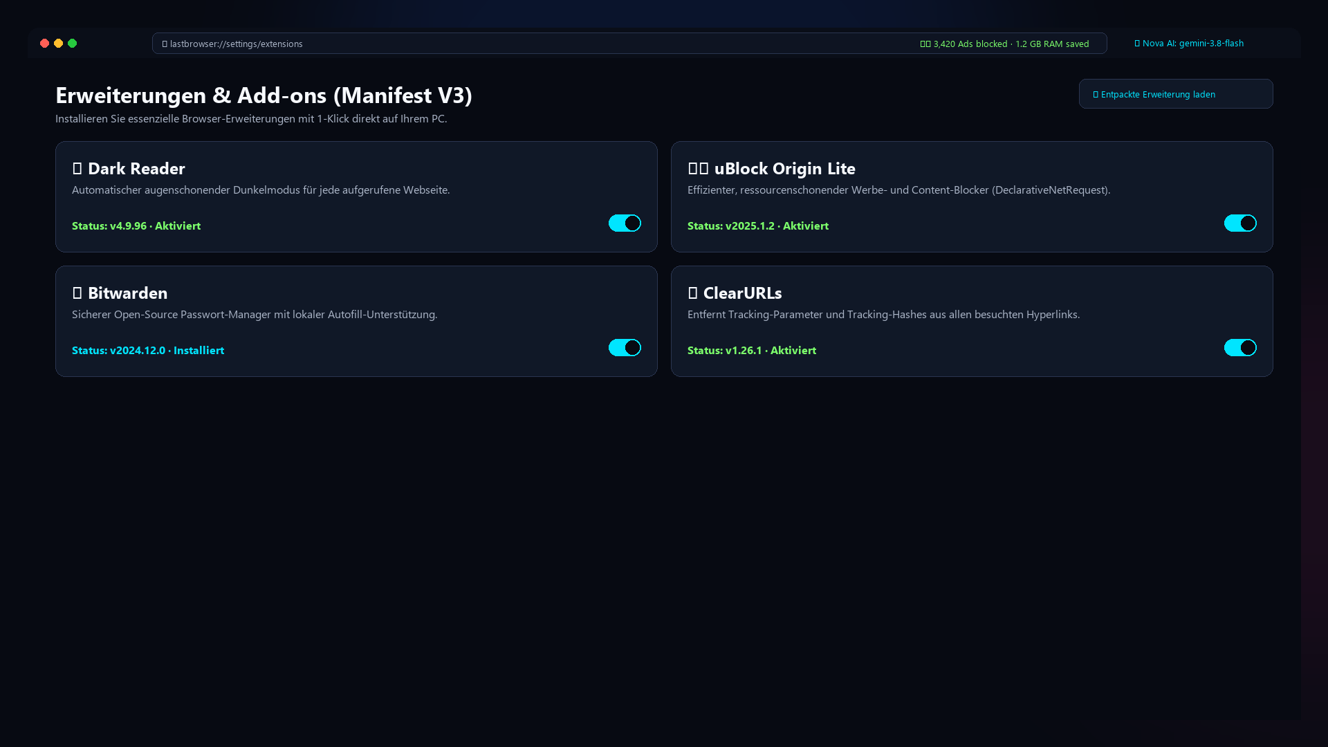 Unified Extension & MCP Hub